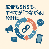 広告もSNSもすべてがつながる設計に!