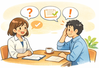 WEBの悩みを気軽に相談できる株式会社カナウプラスの社外WEB担当者サービスを表現したイラスト