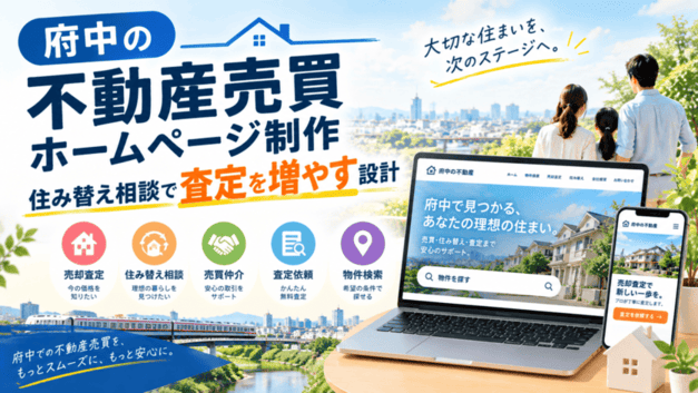 府中 不動産 売買 ホームページ制作