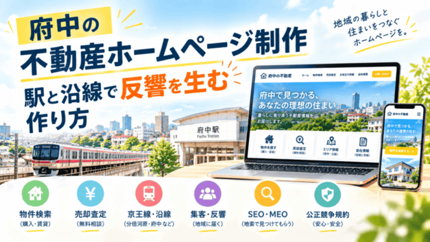 府中 不動産 ホームページ制作