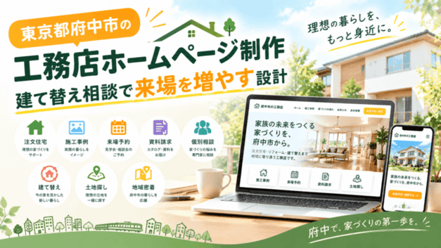 府中 工務店 ホームページ制作