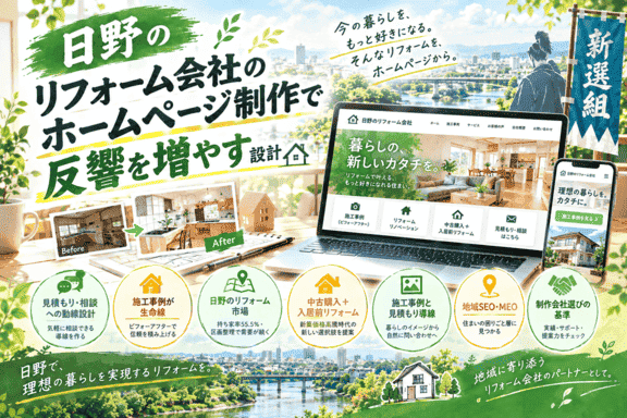 日野 リフォーム ホームページ制作
