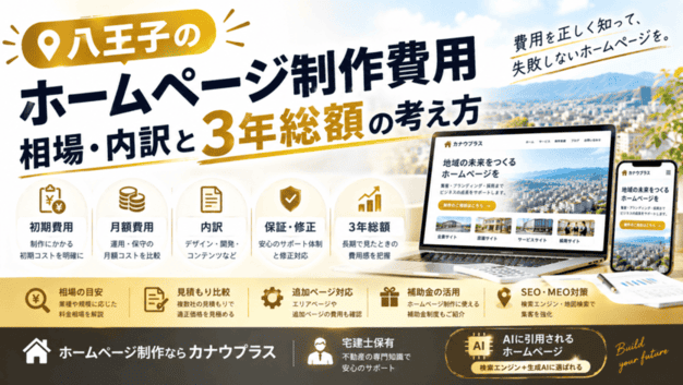 八王子 ホームページ制作 費用